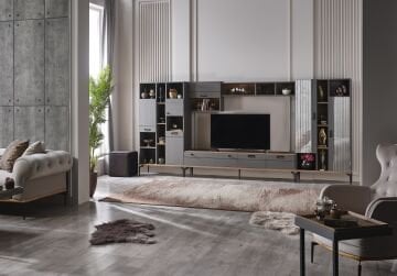 Amadeus Yemek Odası Aynalı Vitrin