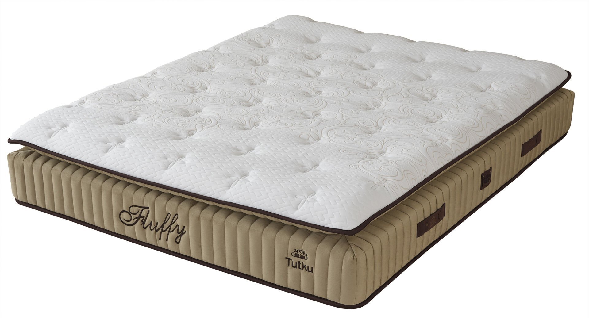 FLUFFY Pedli Torba ve Mini Paket Yaylı Omurga Destekli Yatak