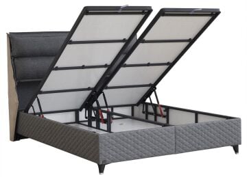 VİSCO COMFORT Full Uyku Seti – Visko Teknoloji Yatak, Sportif Başlık ve Geniş Hacimli Emniyetli Baza