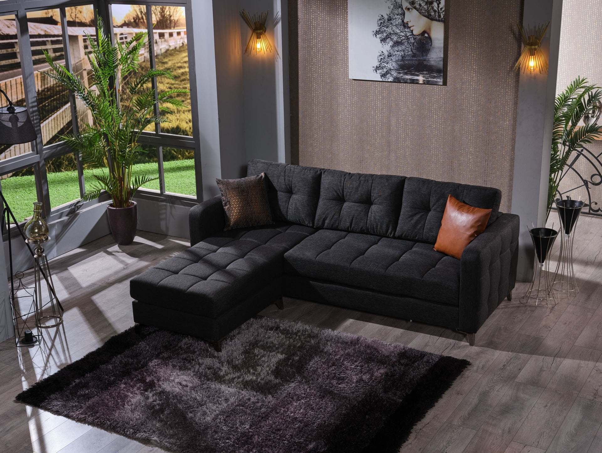 Malaga Köşe Takımı Siyah