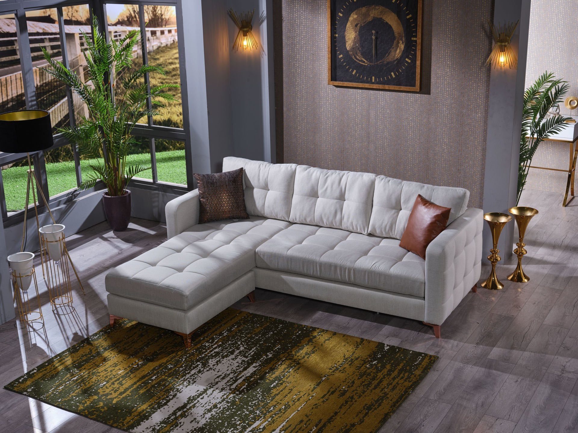 Malaga Köşe Takımı Krem