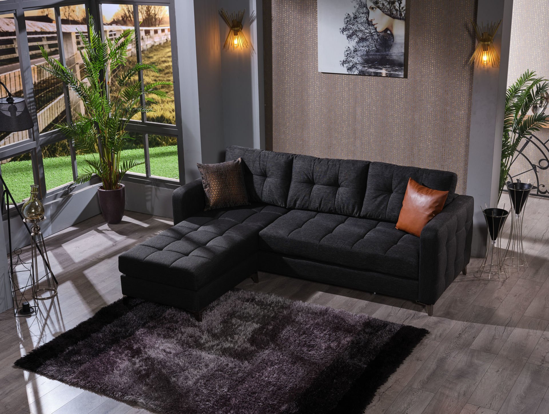 Malaga Köşe Takımı Siyah