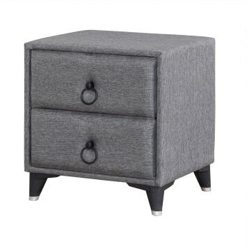 VİSCO COMFORT Akıllı Komodin - Minimal Formda Maksimum Kullanım Alanı Sunan, 2 Çekmeceli Modern Saklama Ünitesi