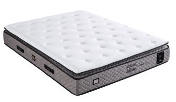 IMMUNE DEFENCE Gold Diamond Ortopedik Yatak Baza Başlık Seti – A,C,E Vitamin Apreli Doku, Kuş Tüyü Sünger, Lüks Tasarım