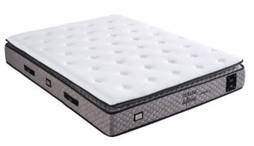 IMMUNE DEFENCE Gold Diamond Ortopedik Yatak Baza Başlık Seti – A,C,E Vitamin Apreli Doku, Kuş Tüyü Sünger, Lüks Tasarım