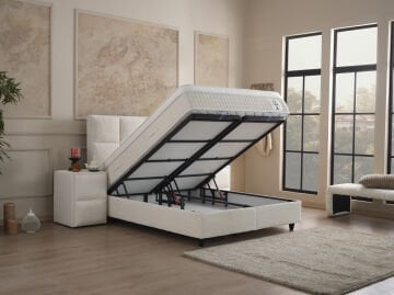 AMORE Sandıklı Kilitlenebilir Amortisörlü Fonksiyonel Baza (Başlık Dahil Değildir)