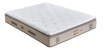 IMMUNE DEFENCE Gold Diamond Yatak Baza Başlık Seti | A,C,E Vitamin Apreli Kumaş, Kuş Tüyü Sünger, Ortopedik Lüks Yatak