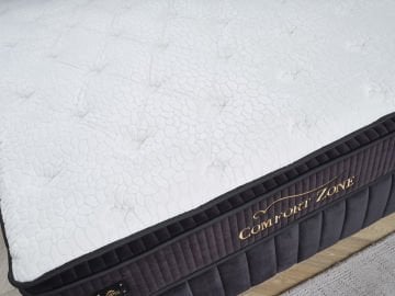 Comfort Zone Pedli Çift Yönlü-Kuş Tüyü Sünger (Yumuşak Sünger-Sert Sünger) Dual Torba Yaylı Yatak Baza Başlık Seti