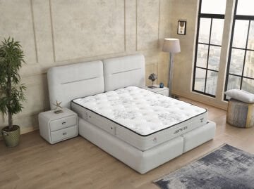 ICE SLEEP Kuzey Esintisi Özel Seri – Terletmeyen Kumaş, 4 Mevsim Konfor Lüks Yatak