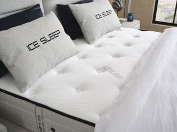 ICE SLEEP Kuzey Esintisi Özel Seri – Terletmeyen Kumaş, 4 Mevsim Konfor Lüks Yatak