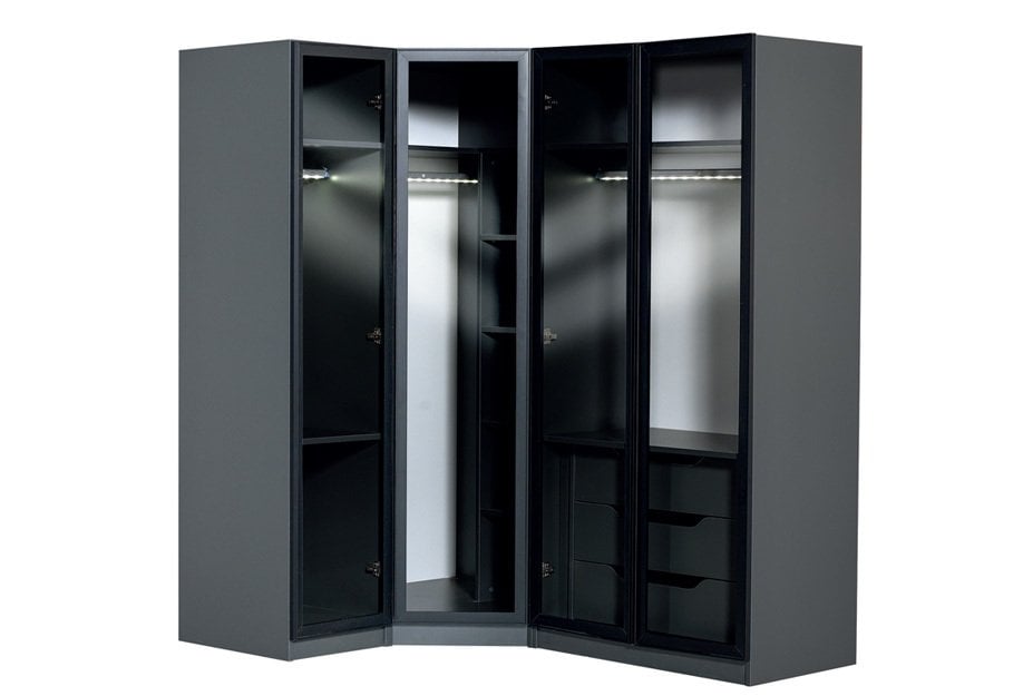 Corner Köşe Gardrop (Tek Kapaklı Dolap)