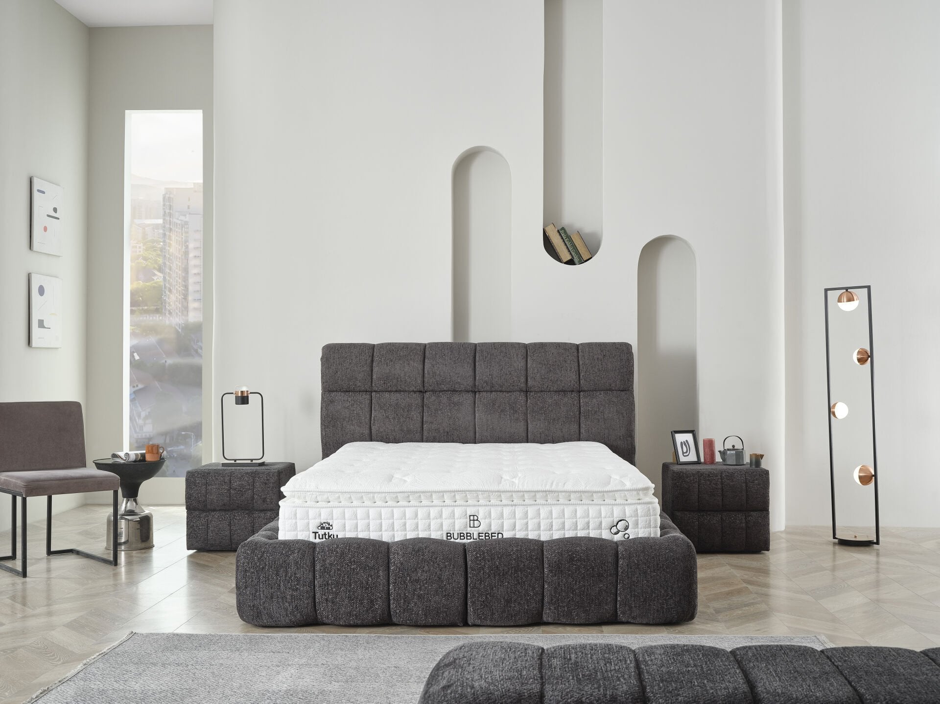 BUBBLEBED CloudDream Comfort Yatak – Bulut Yumuşaklığında Konfor, Orta Sert Destek, Torba Yay Sistemli, Premium Seri