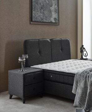 Bodrum DCS Dinamik Yay Sistemli Tek Yönlü Dört Mevsim Yatak Baza Başlık Seti