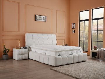 BUBBLEBED CloudDream Comfort Yatak – Bulut Yumuşaklığında Konfor, Orta Sert Destek, Torba Yay Sistemli, Premium Seri