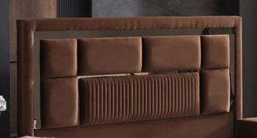 BROWN DİAMOND Modern Kumaş Kaplama Baza Başlığı