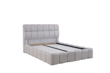 BUBBLEBED CloudDream Comfort Yatak Baza Başlık Seti – Bulut Yumuşaklığında Yatak, Sandıklı Hidrolik Baza, Dolgulu Başlık