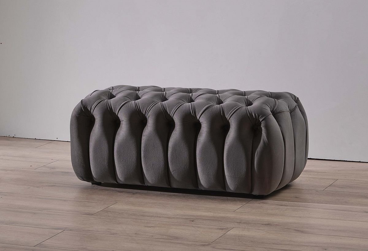 FLUFFY Yatak Önü Kumaş Kaplama Modern Bench Antrasit