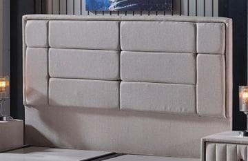 Bologna Kumaş Kaplama Modern Baza Başlığı