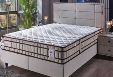 Bologna Torba Yaylı Çift Taraflı Omurga Destek Süngerli Ultra Soft Sünger Ergonomik Yatak